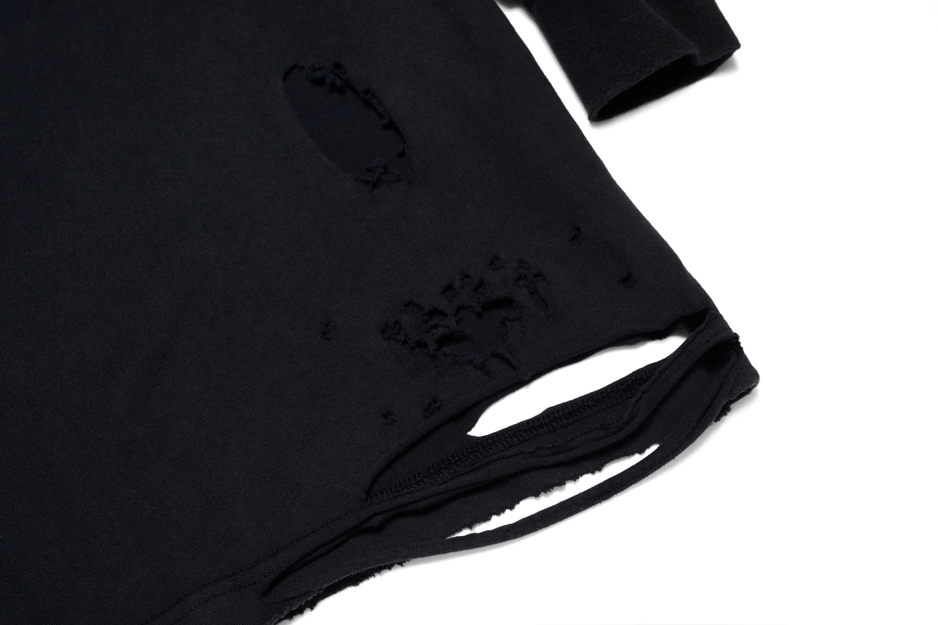 ULIPERY Distressed USB Graphic Sweatshirt