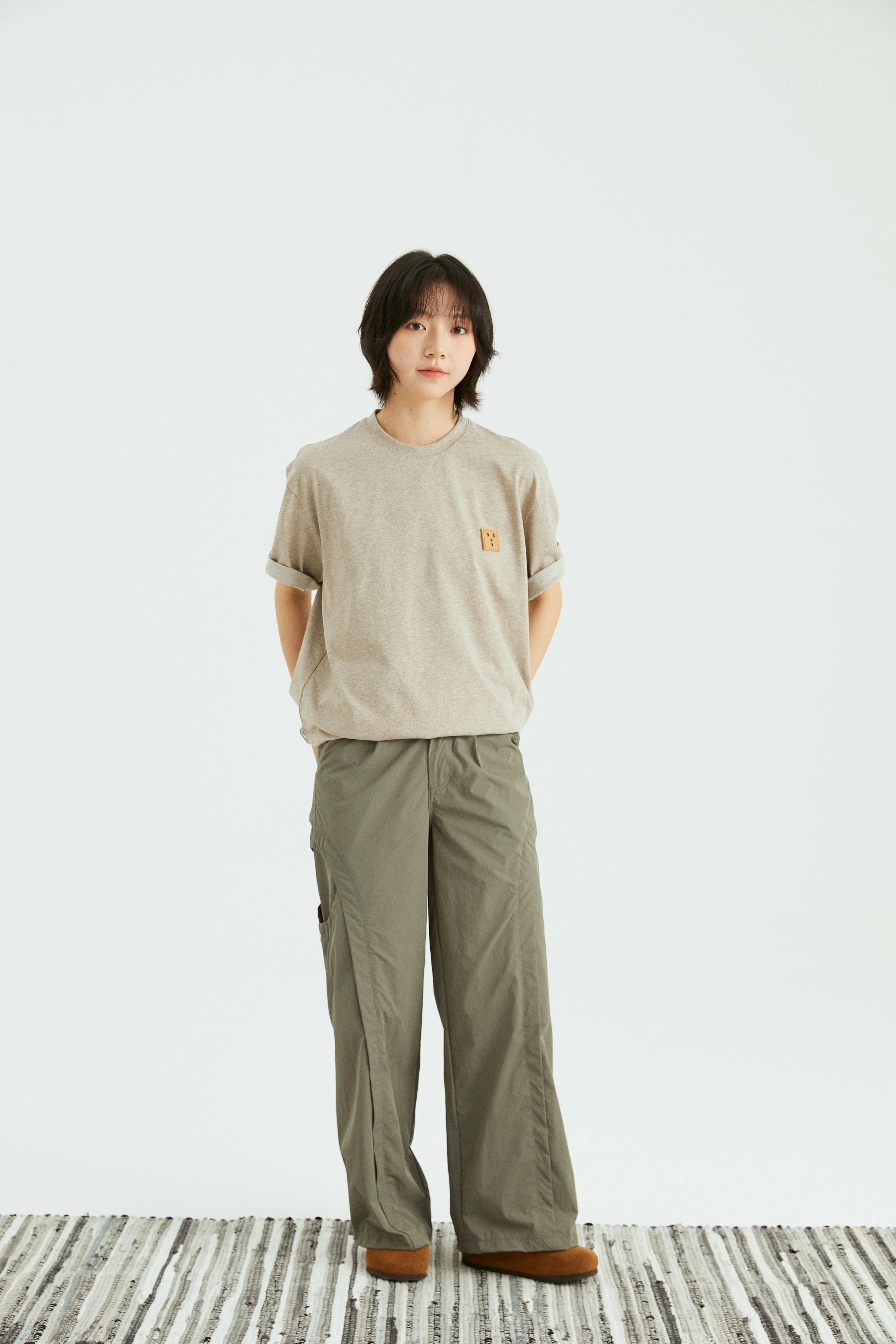 ONADAILYBASIS Curved-Pocket Paneled Utility Pants