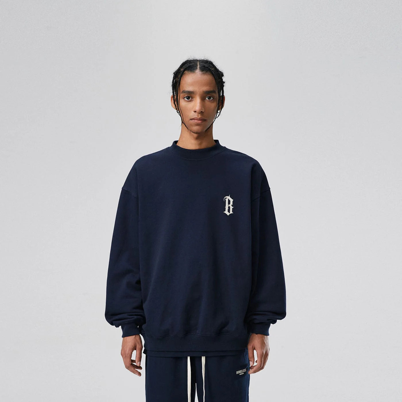 BONELESS Gothic Slogan Sweatshirt