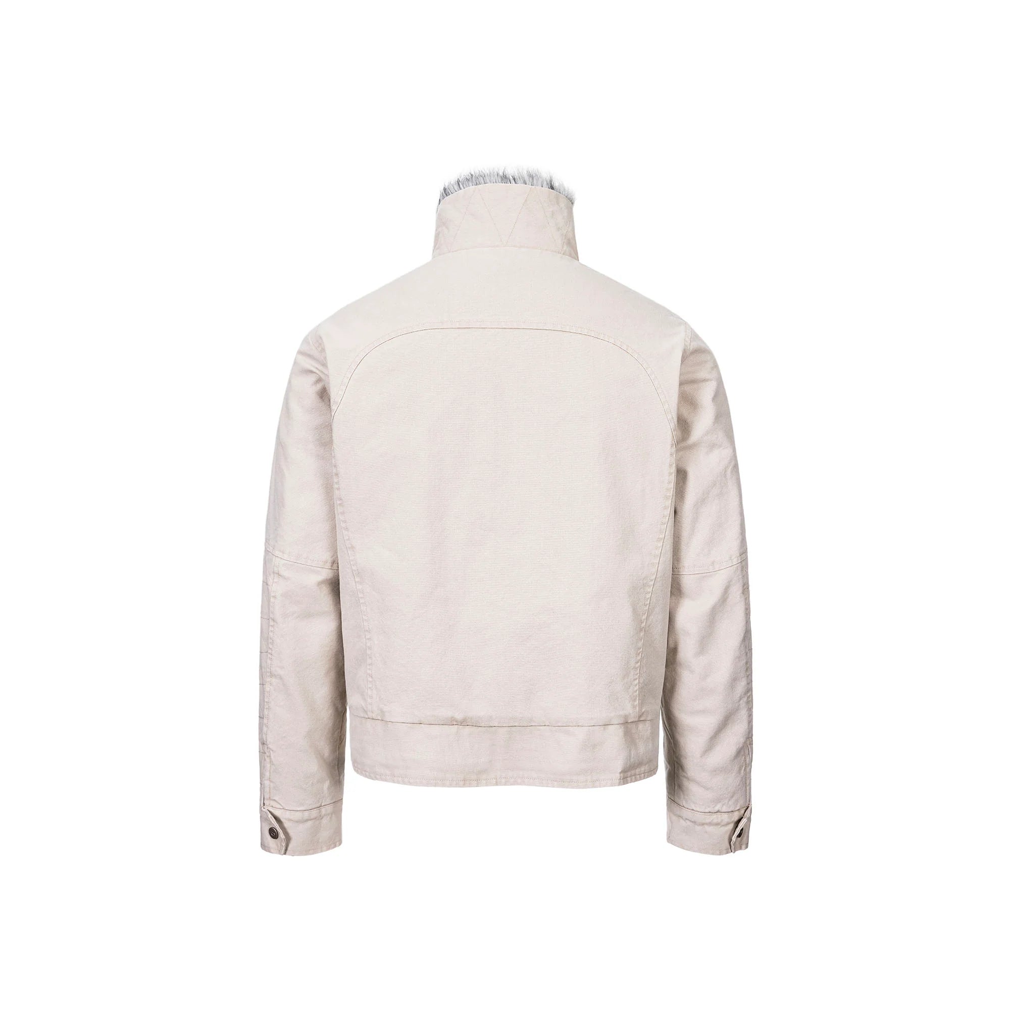 CATSSTAC Faux Fur Lining Washed Jacket