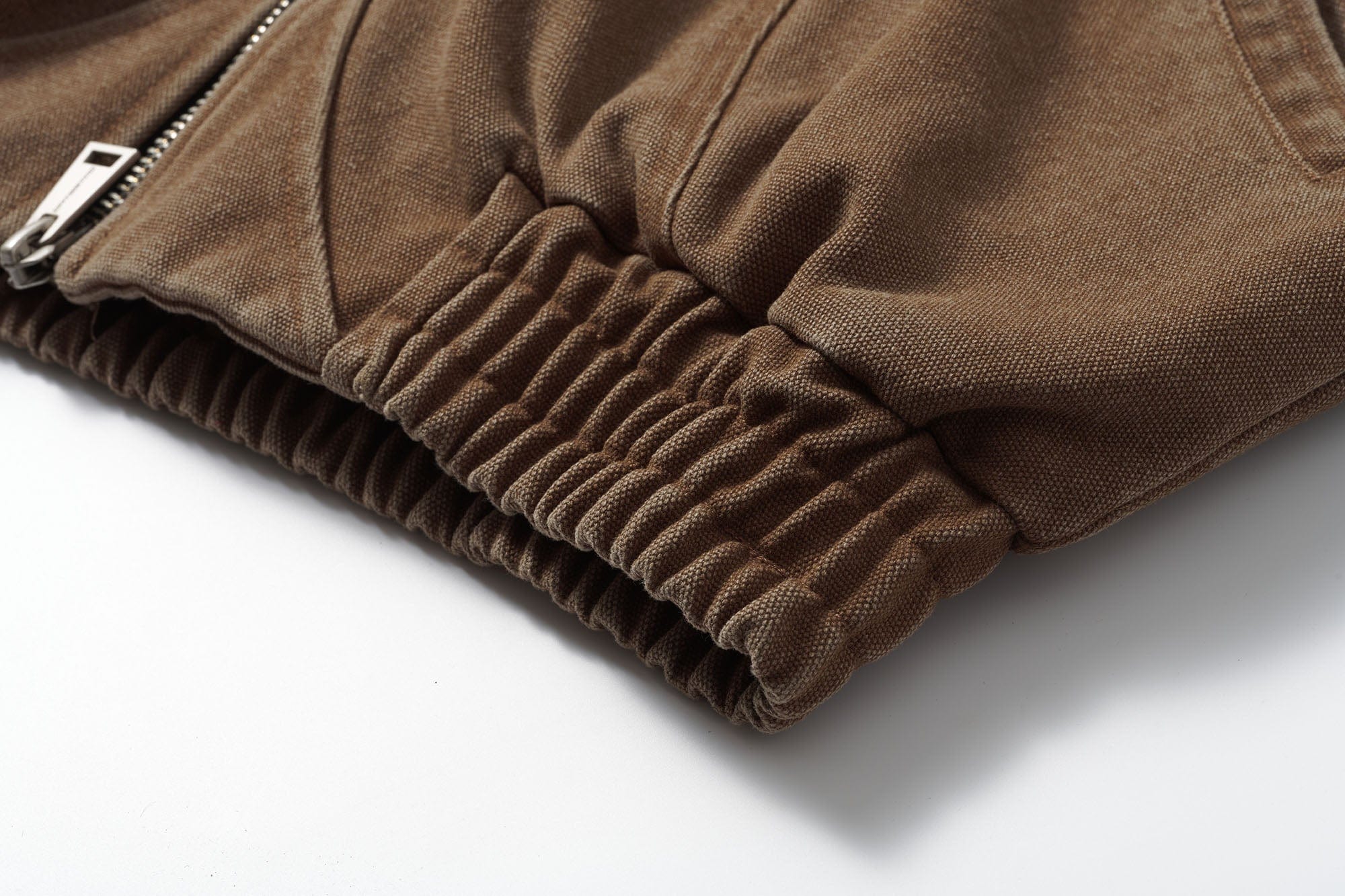 CATSSTAC Deconstructed Faded Wash Dual-Zipper Jacket