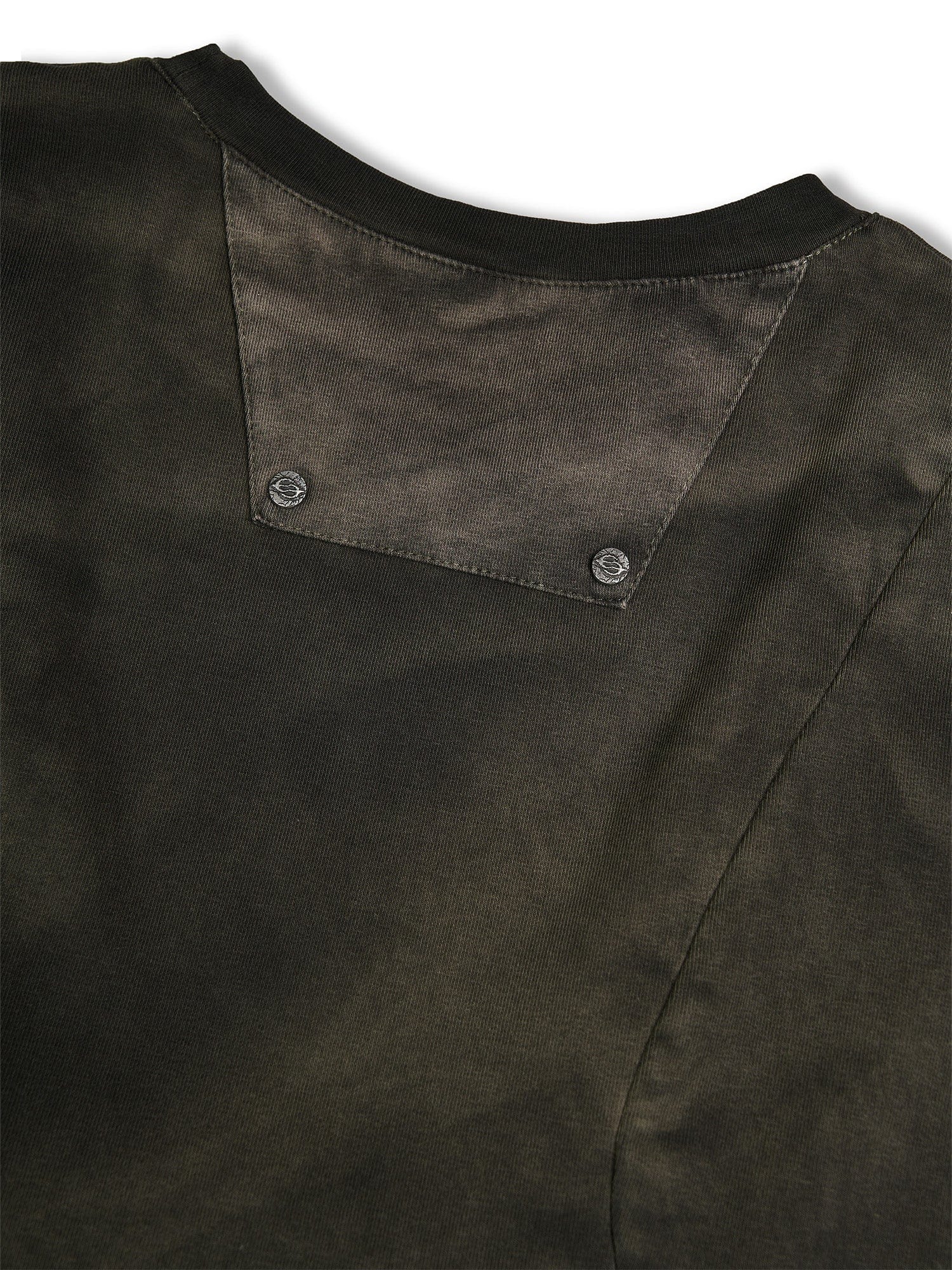 FLYERRER Washed Panelled Slim-Fit Long-Sleeve Tee