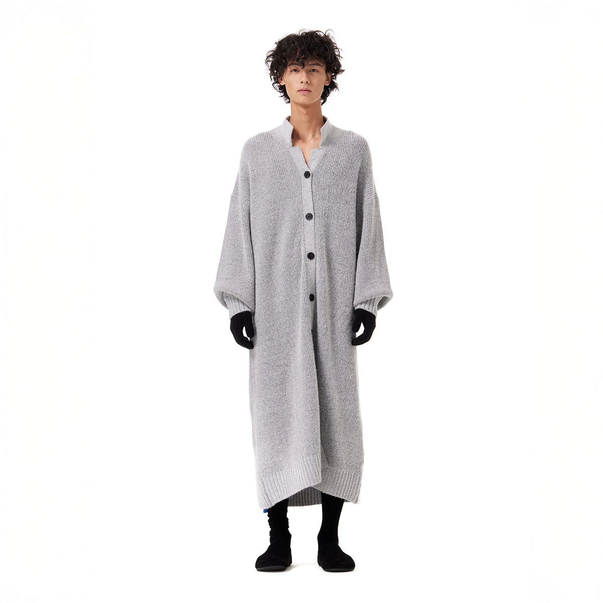 OUYANG WENJUN Oversized Knit Duster Cardigan
