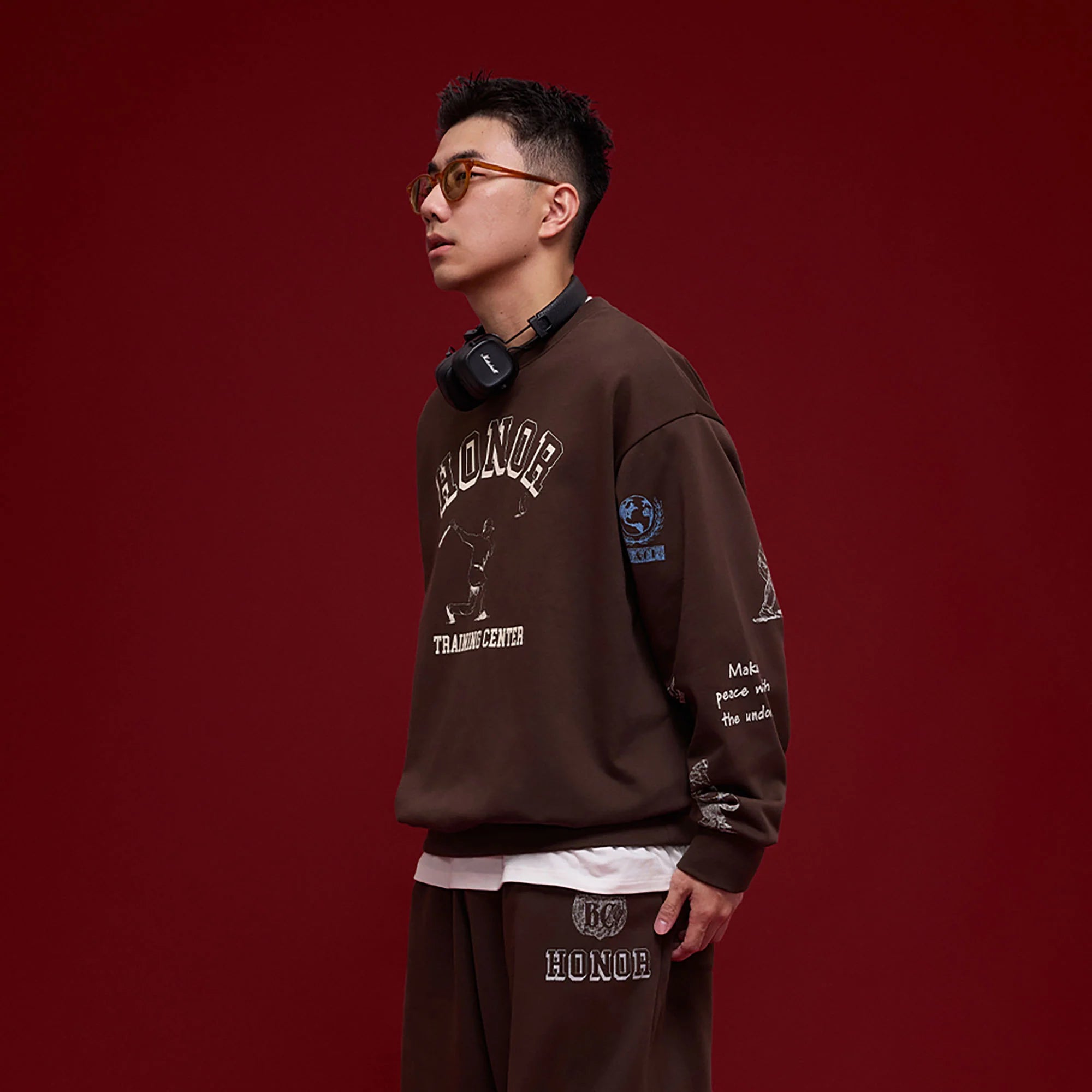 BANANA CLUB Classic Doodle Graphic Sweatshirt