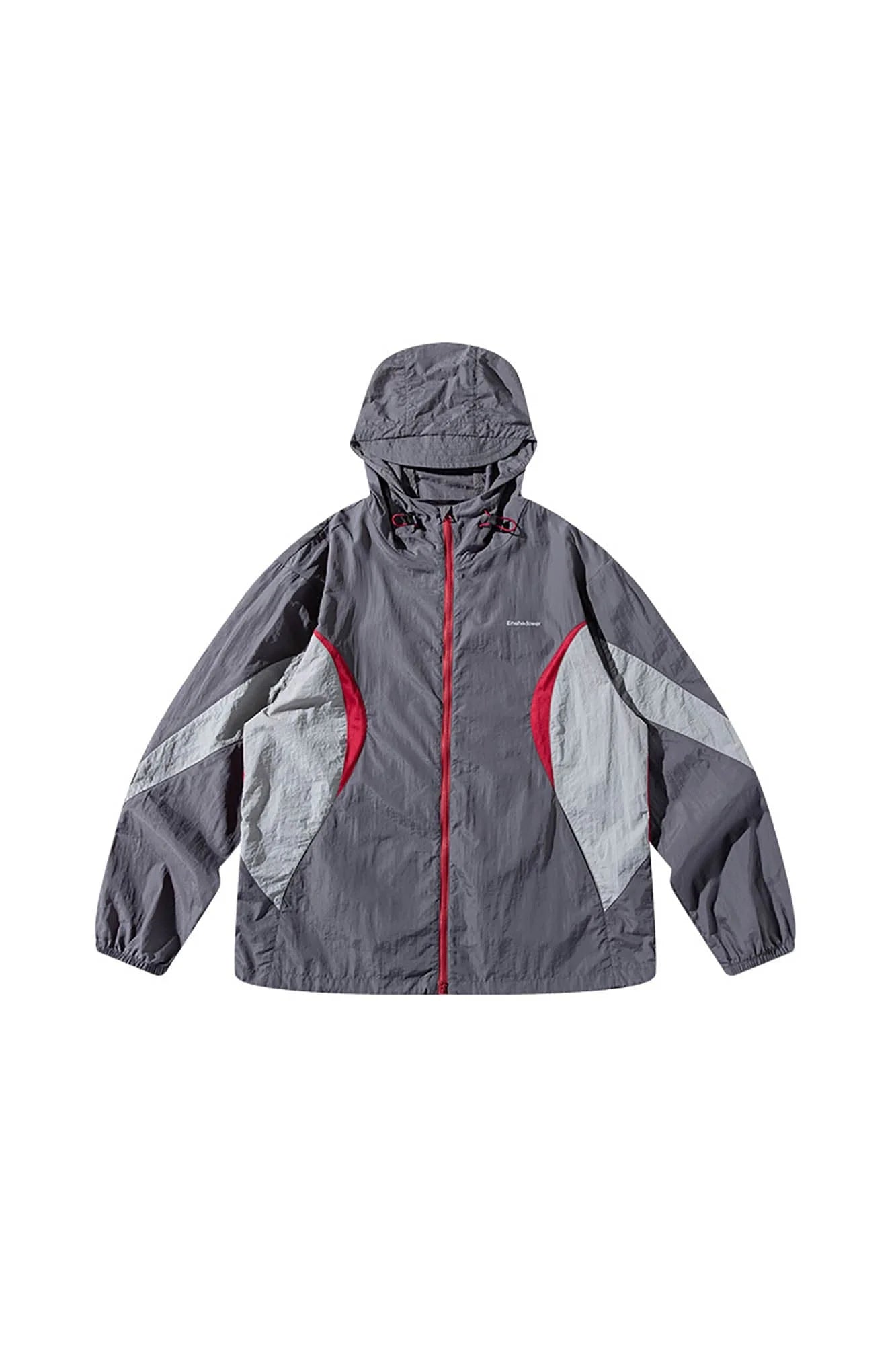 ENSHADOWER Spliced Mesh UV Protection Drawstring Jacket