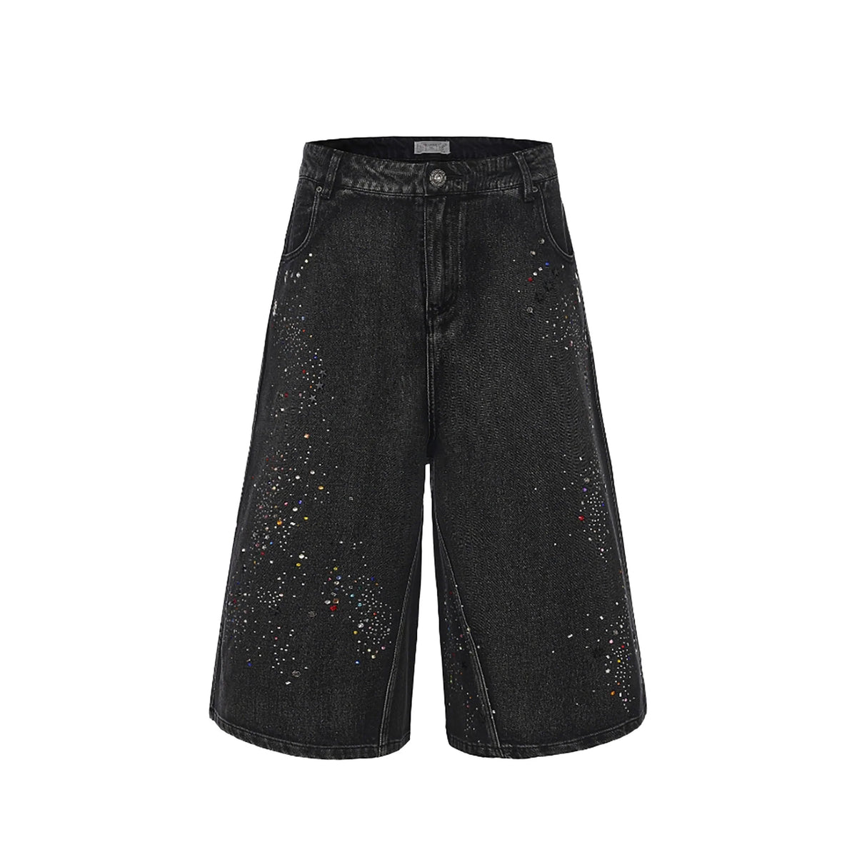 DND4DES Diamond Washed Spliced Oversized Shorts