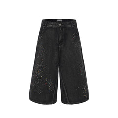 DND4DES Diamond Washed Spliced Oversized Shorts