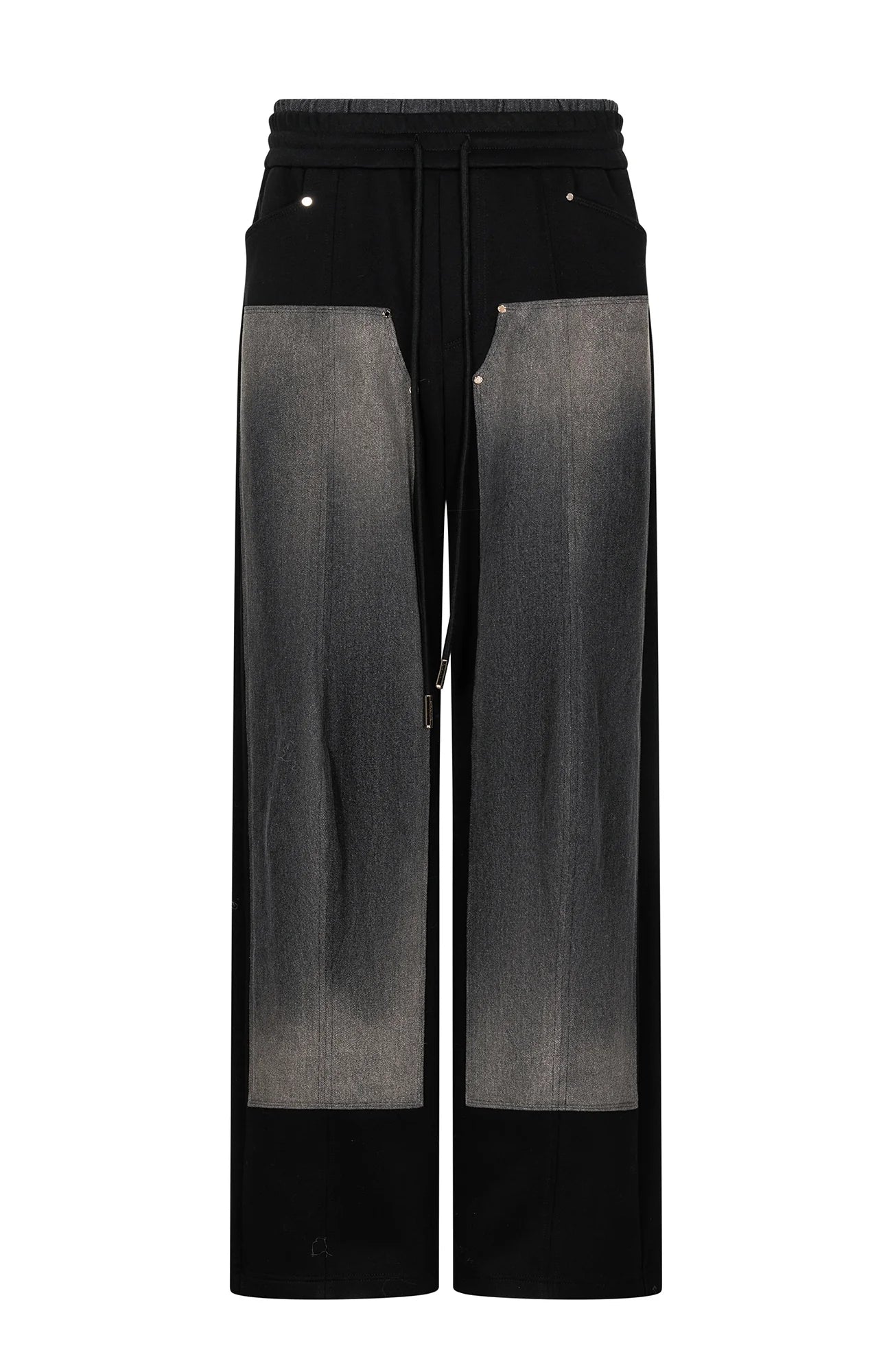 TIWILLTANG Double-Knee Washed Panel Pants