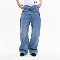 LEONSENSE Essential Oversized Curved Jeans