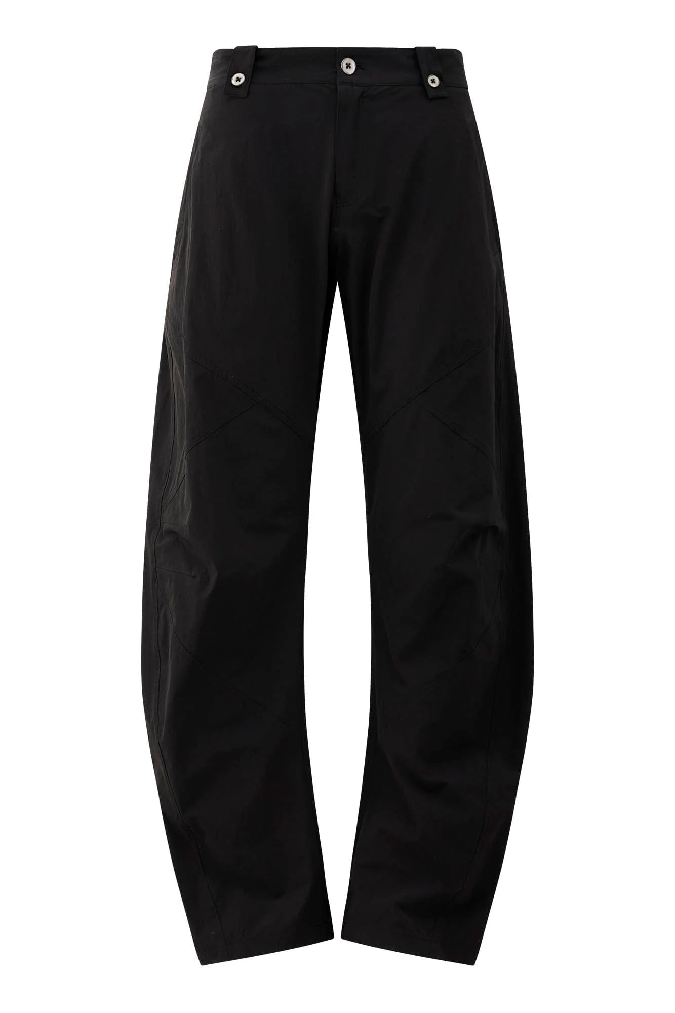 ORGANIC EMOTION Retro Spliced Curved Pants