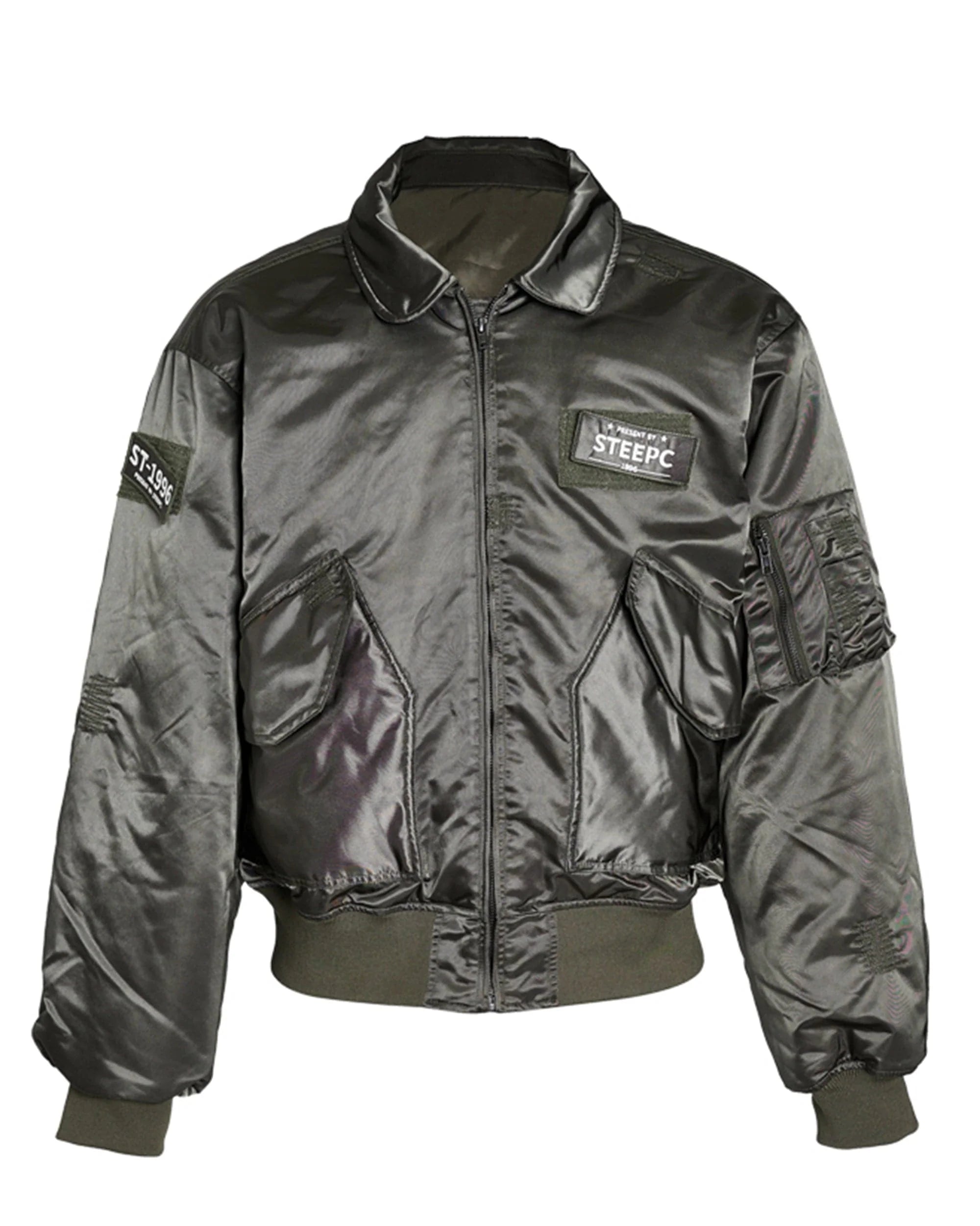STEEPC Camo MA2 Multi-Pocket Patchwork Reversible Jacket