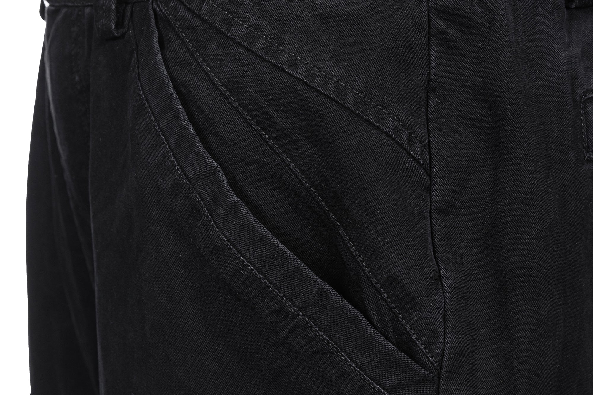 CATSSTAC Multi-Pocket Paneled Strap Cargo Pants