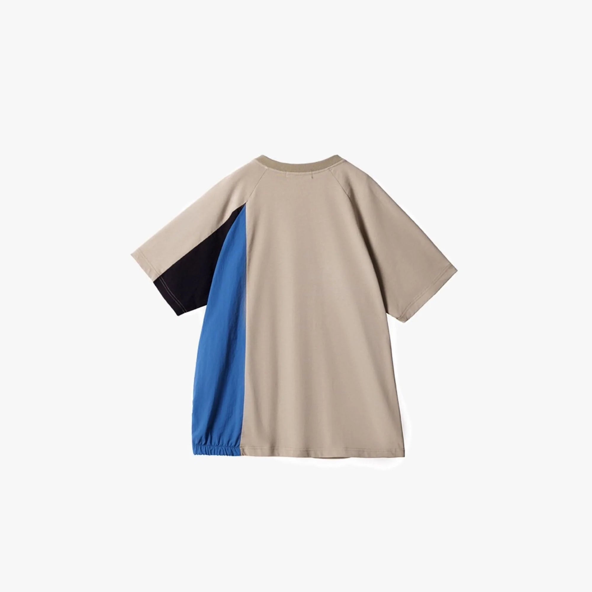 ERROR CODE ROBOT Multi-Patchwork Elastic Hem T-Shirt