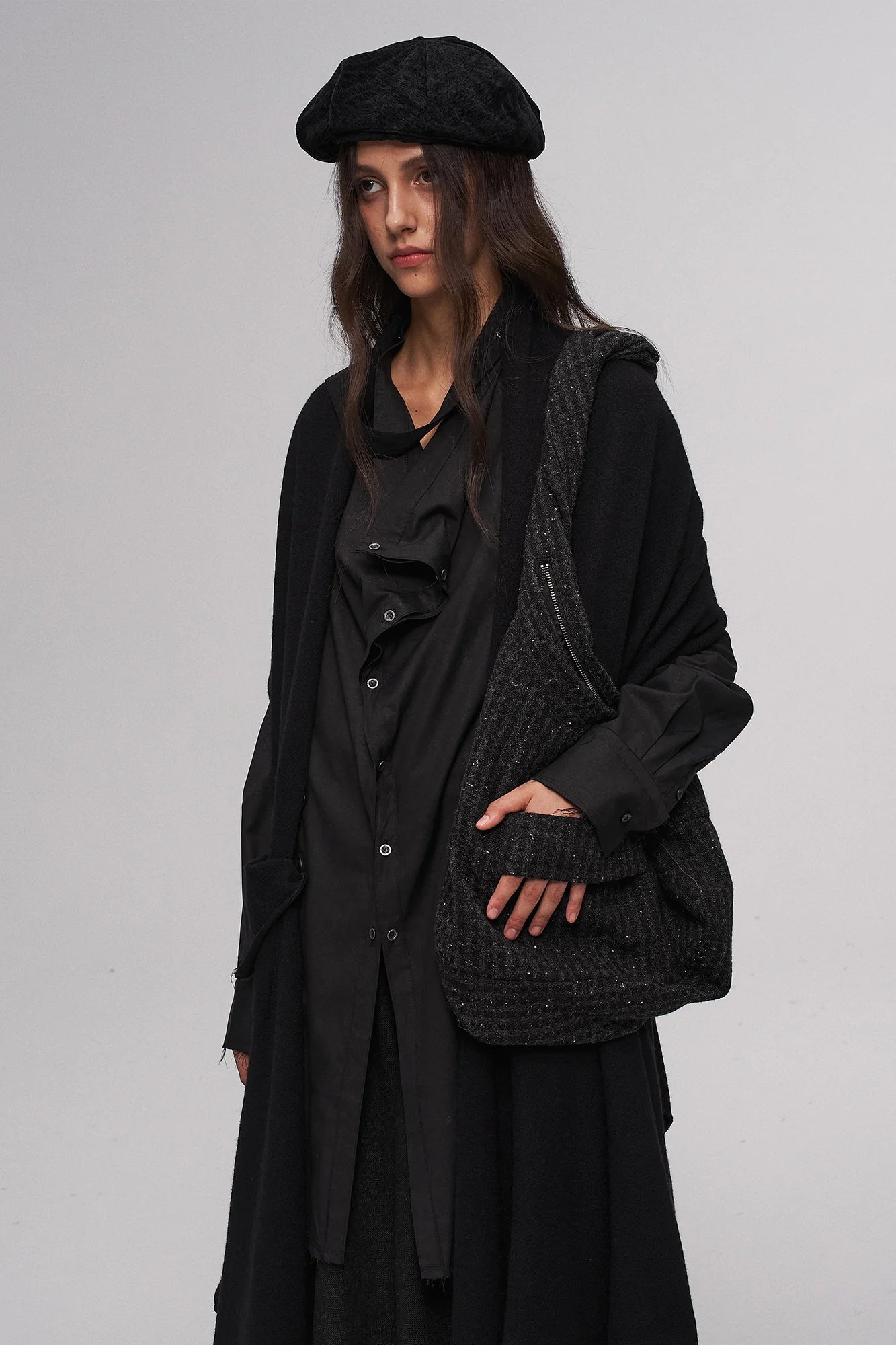 ILNya Nieternite Nifutur Lace-Jacquard Newsboy Cap