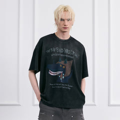 FACEONLAB Big Bad Wolf Oversized T-Shirt