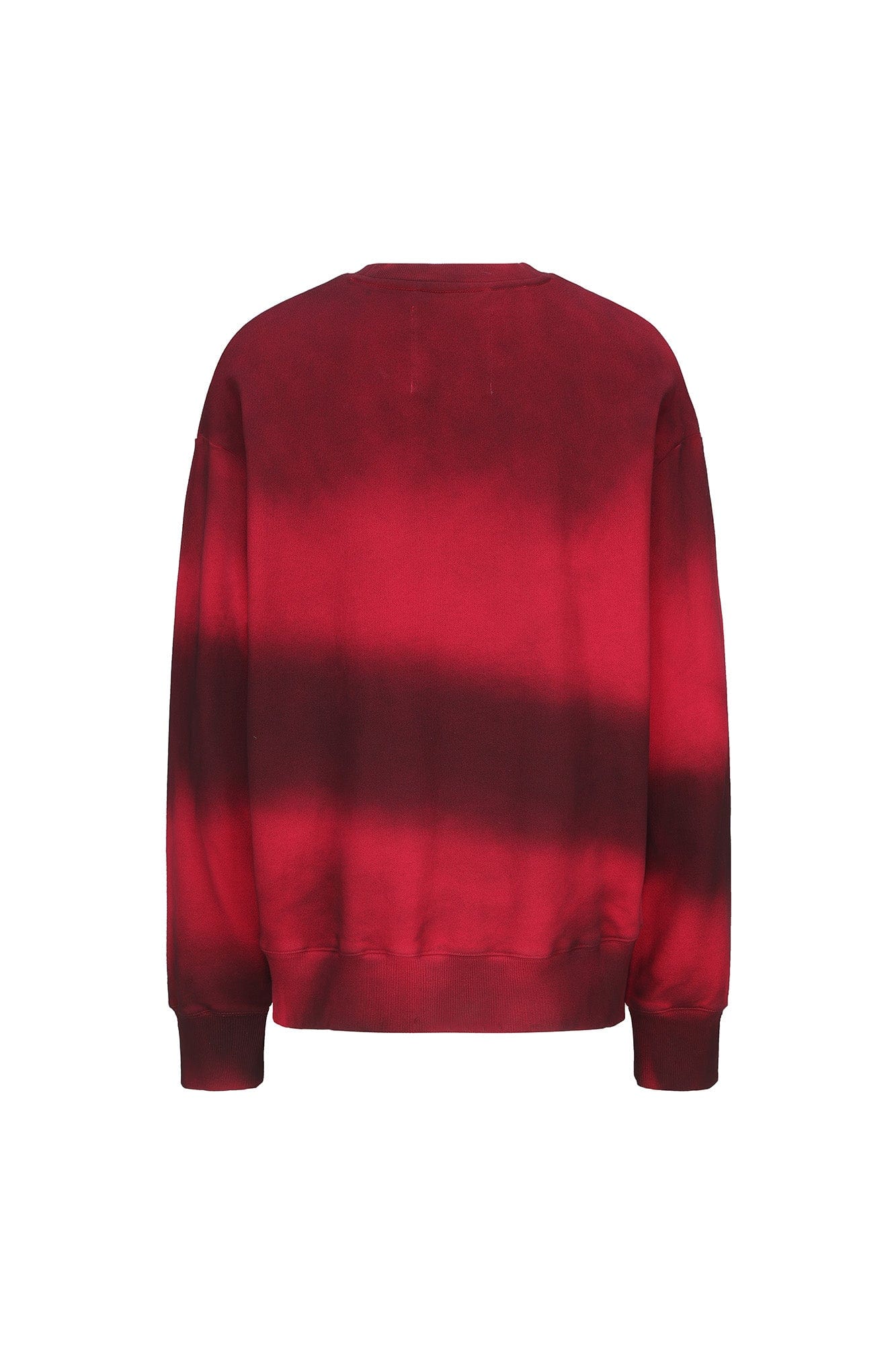 VANN VALRENCE Ombre Stripe Crewneck Sweatshirt