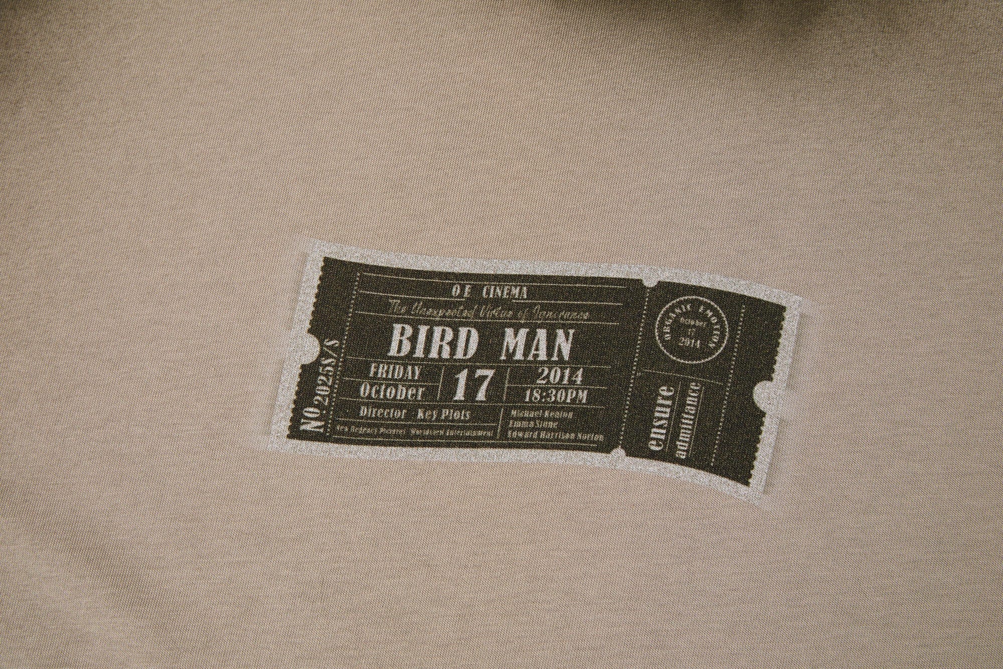 ORGANIC EMOTION Spray-Faded Ticket Graphic T-Shirt