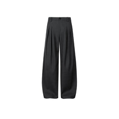 OKAYTHXBYE Essential Pleat Wide-Leg Trousers