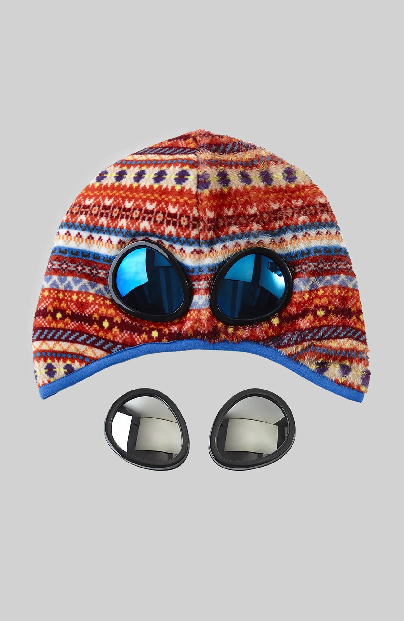 URBAN FOREST Detachable Goggle Earflap Fleece Beanie