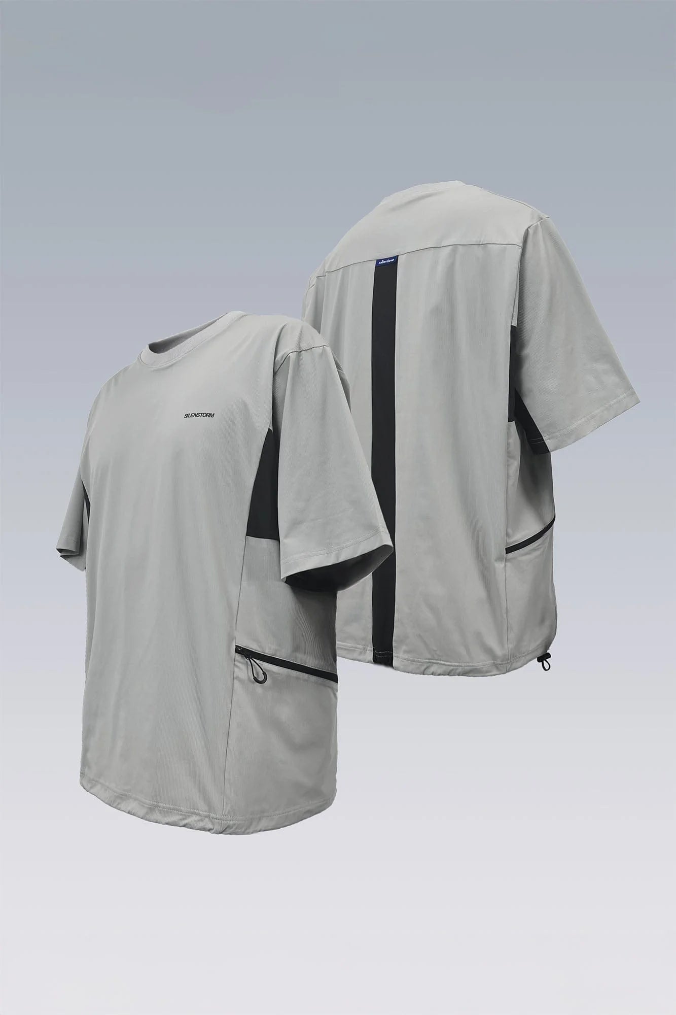 SILENSTORM Tech Panel Drawstring-Hem Quick-Dry T-Shirt