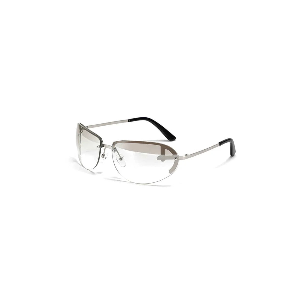 DAMAGE ASIA OPTICALS Semi-Rim Oval Sunglasses