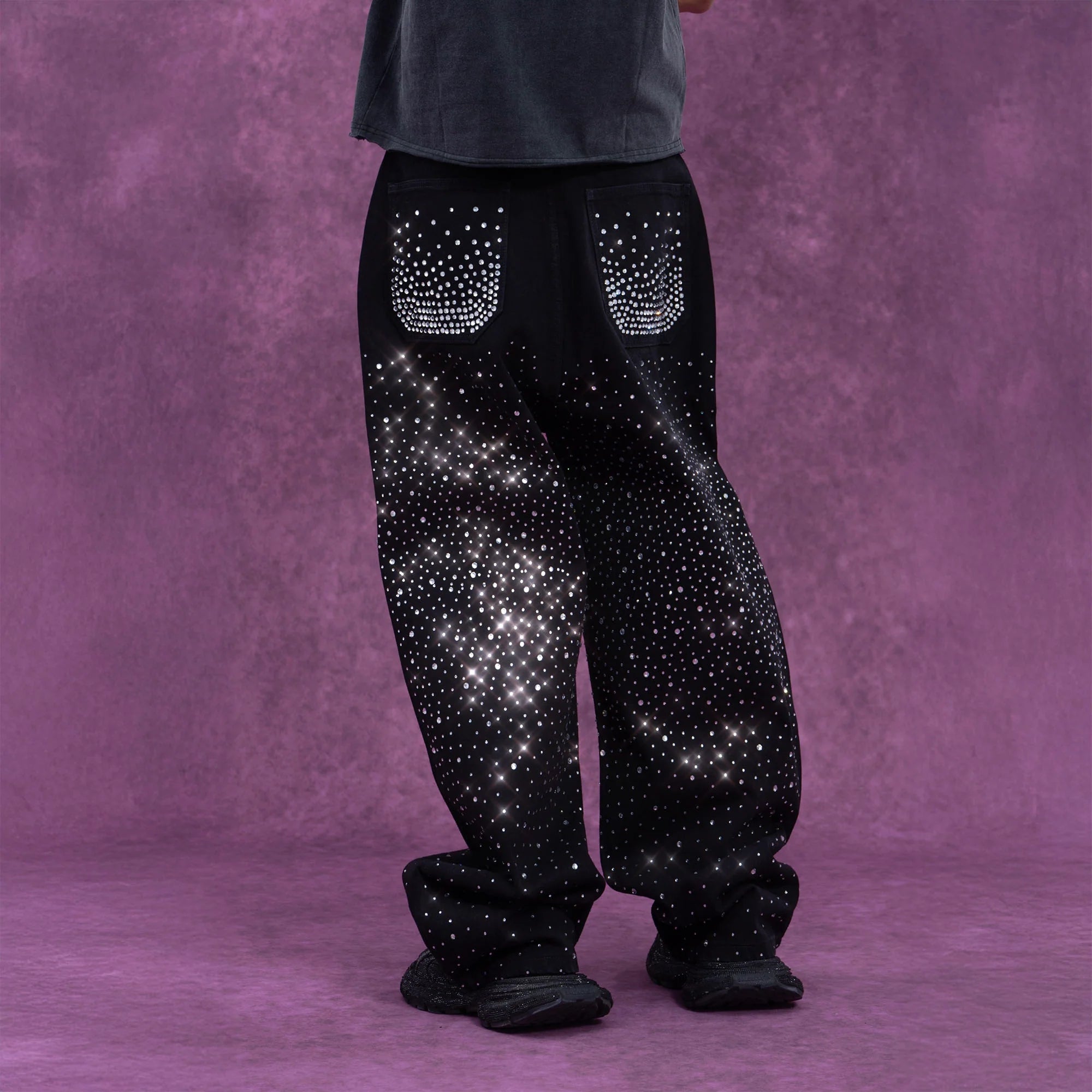 CLP Starlight Diamond Wide-Leg Jeans