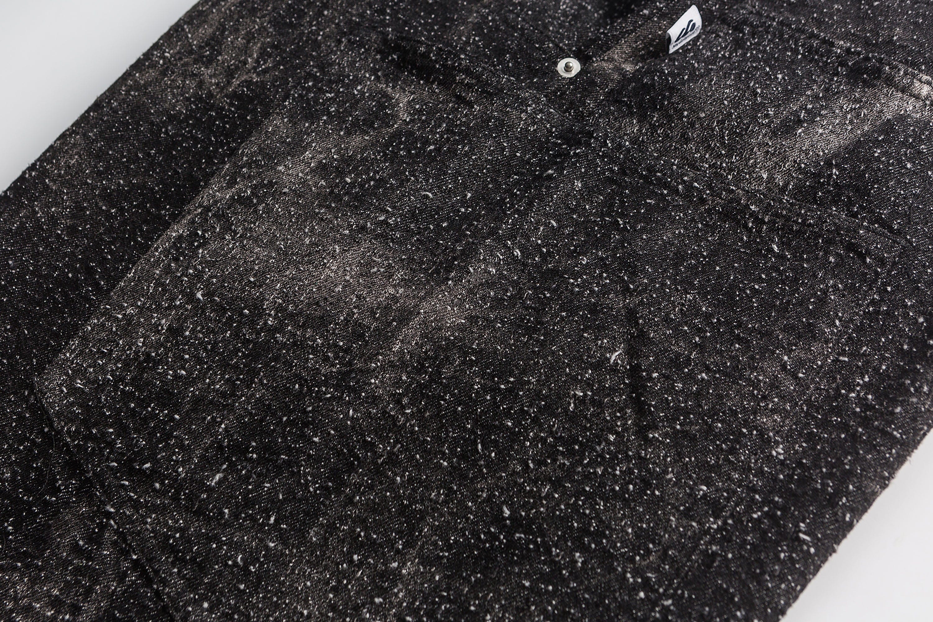 ME DA IGUAL Spliced Splatter Tie-Dye Curved Jeans