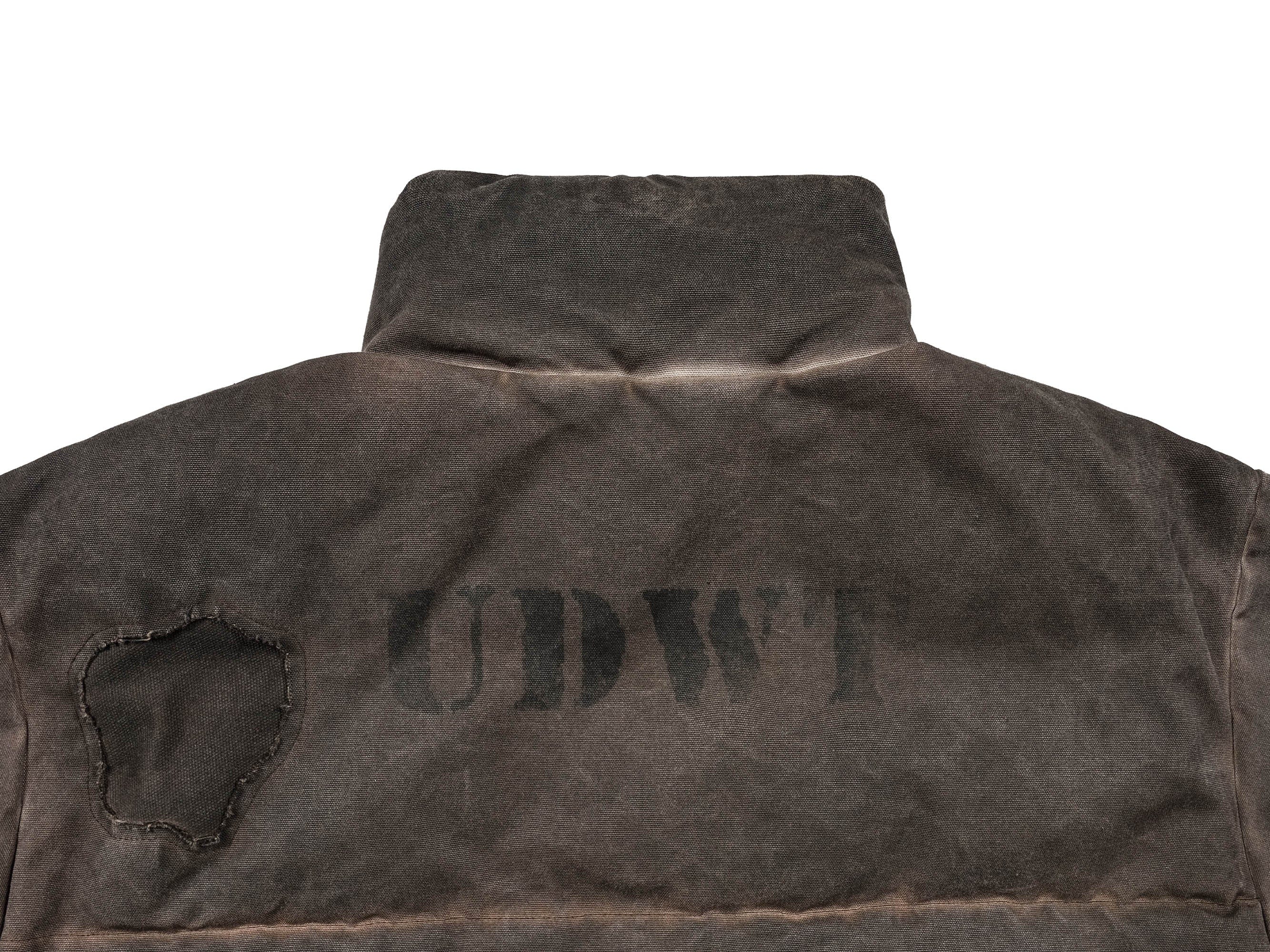 UNDERWATER Distressed Wanderer Patchwork Padded Jacket