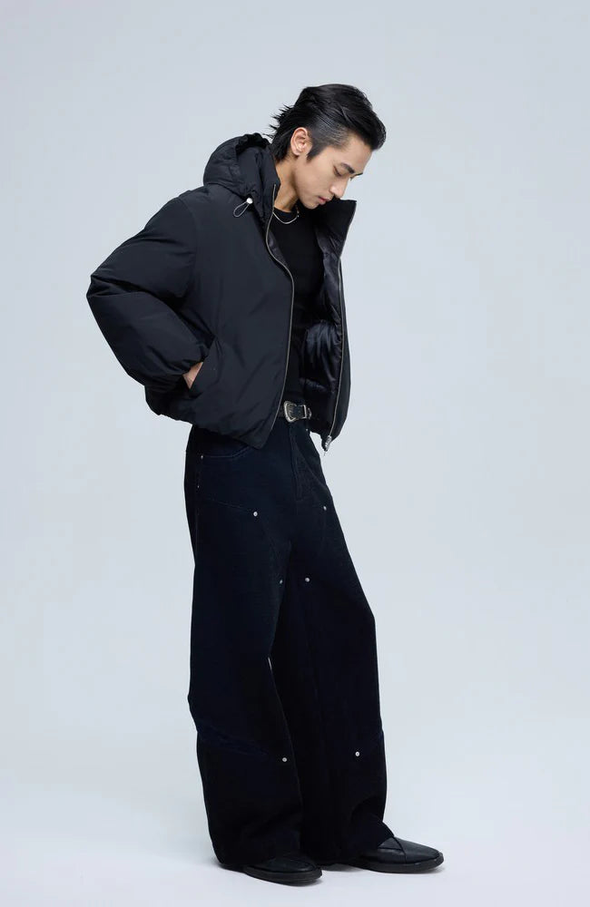 ALVNG AR ANTS Classic Detachable Hood Puffer Jacket