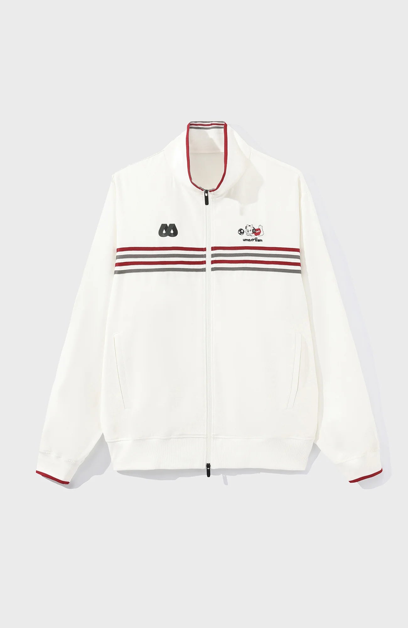 UMAMIISM Retro Striped Track Jacket